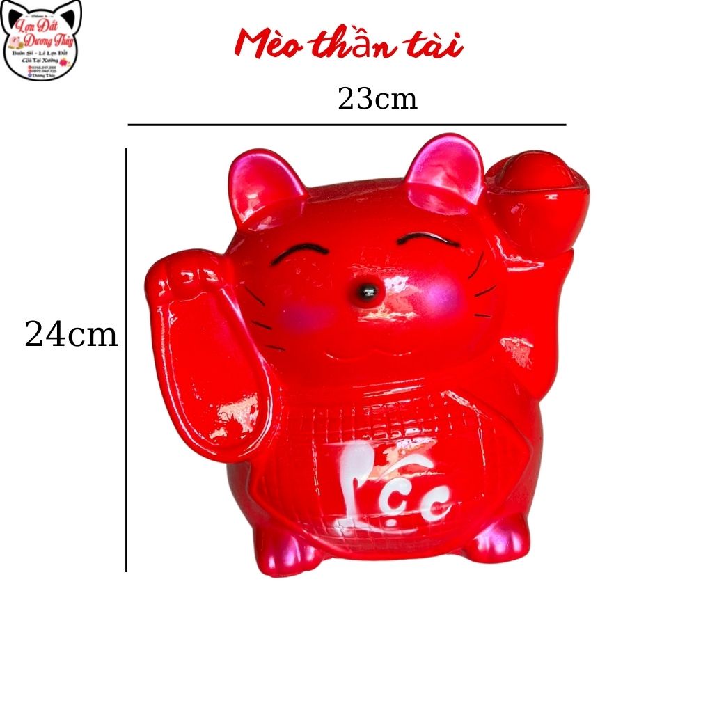 Mèo thần tài tài lộc may mắn  - Xưởng Decor Thuỷ Chi