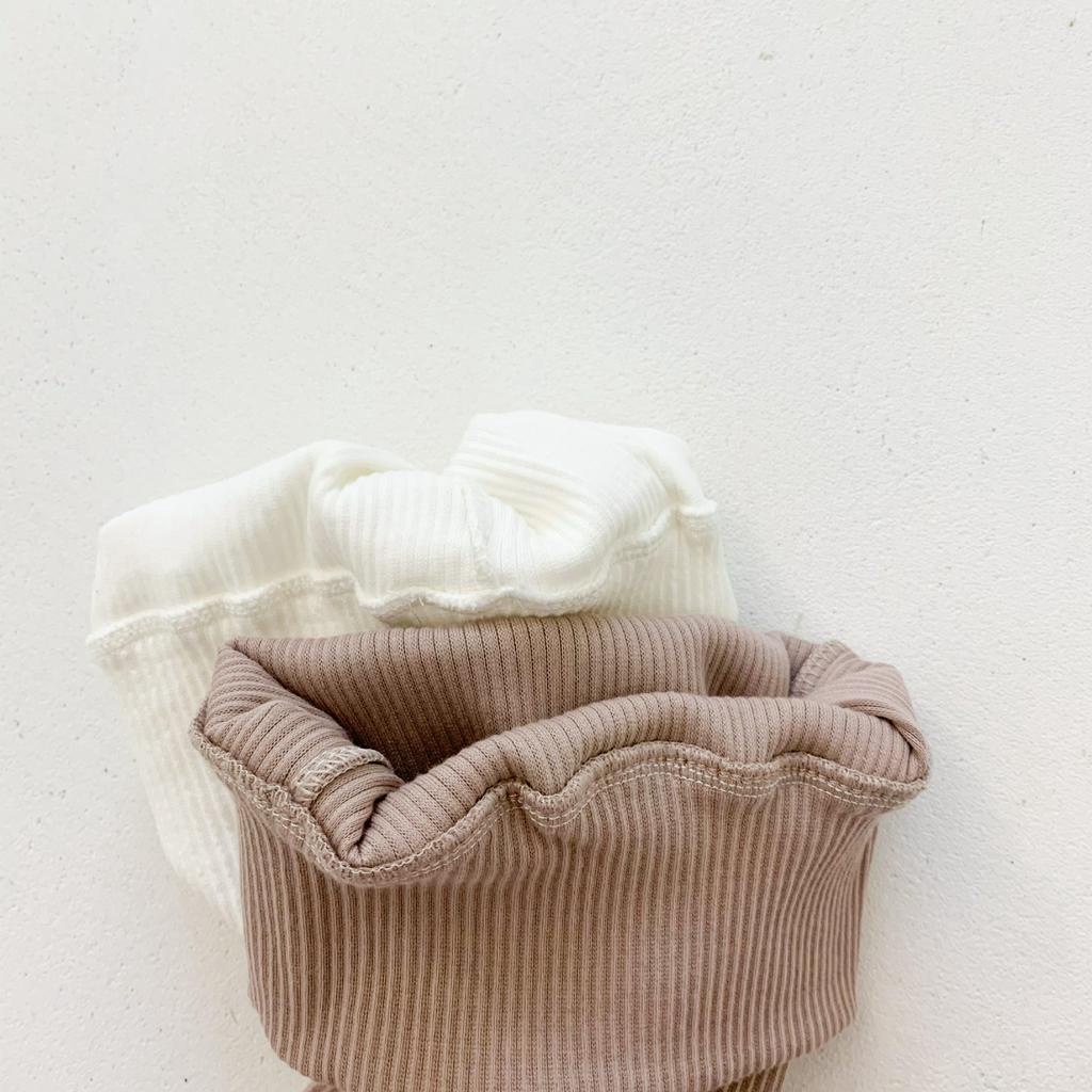 Quần dài màu trơn xinh xắn phong cách Hàn Quốc cho trẻ em