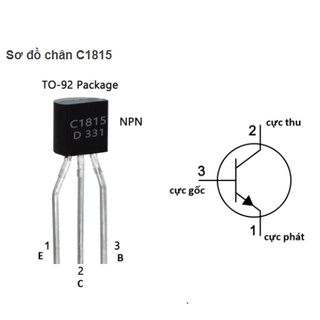 10 CHIẾC BÓNG BÁN DẪN - TRANSISTOR C1815