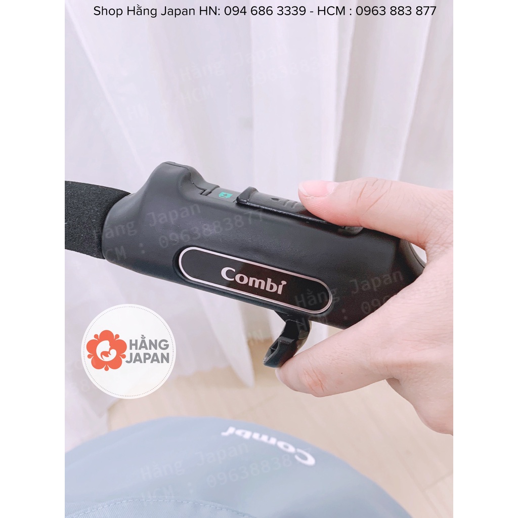 Xe đẩy Combi Sugocal Light  đệm điều hòa, 4 bánh xoay tự động BH chính hãng 2 năm