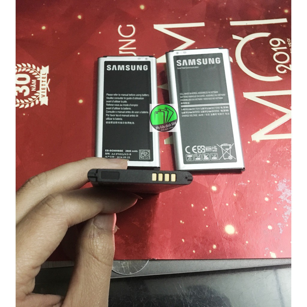 Pin Zin máy dành cho Samsung Galaxy S5 (BG900) 2800mAh,Nguyên SEAL - Cam kết Chuẩn Zin Xịn