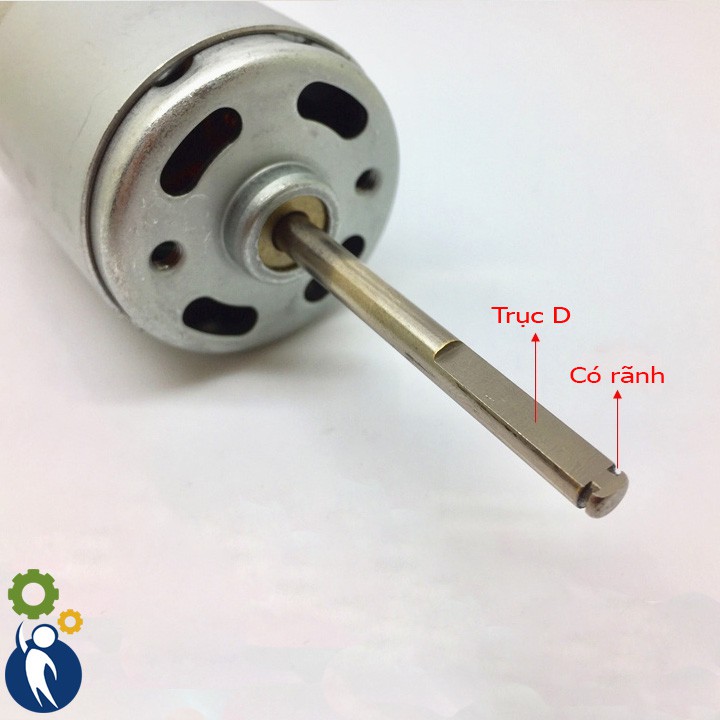 Motor 775 12-24V 3900rpm Trục D Dài