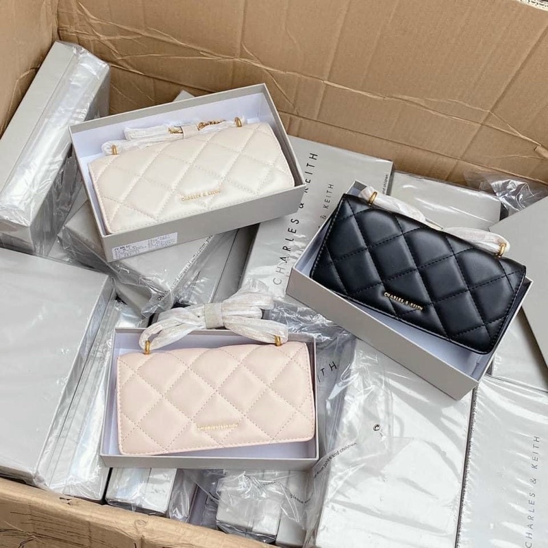 Tui CK ô trám dây đeo chéo fullbox