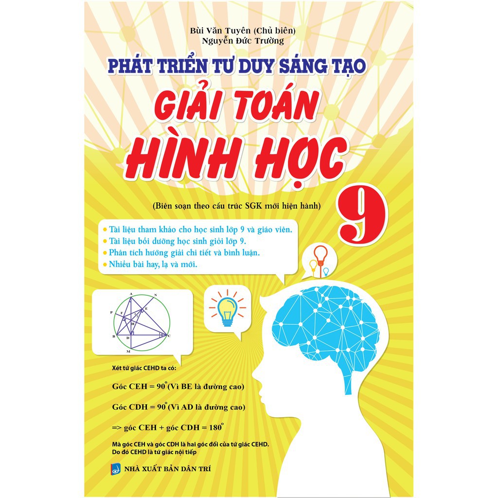 Sách - Phát Triển Tư Duy Sáng Tạo Giải Toán Hình Học 9