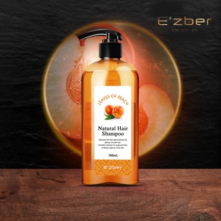 Dầu gội đầu shampoo thảo mộc từ thiên nhiên dưỡng và chăm sóc tóc mềm mượt thơm hương Đào Peach E'zber Nhật Bản