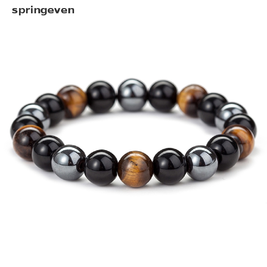 Vòng Tay Chuỗi Hạt Đá Hematite Từ Tính Chăm Sóc Sức Khỏe Giảm Cân Cho Nam