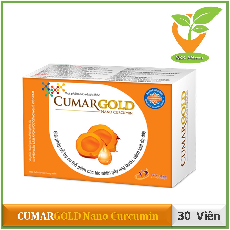 [Mẫu mới]CUMARGOLD - Nano curcumin - Nano nghệ - Đau dạ dày [Cumagold]