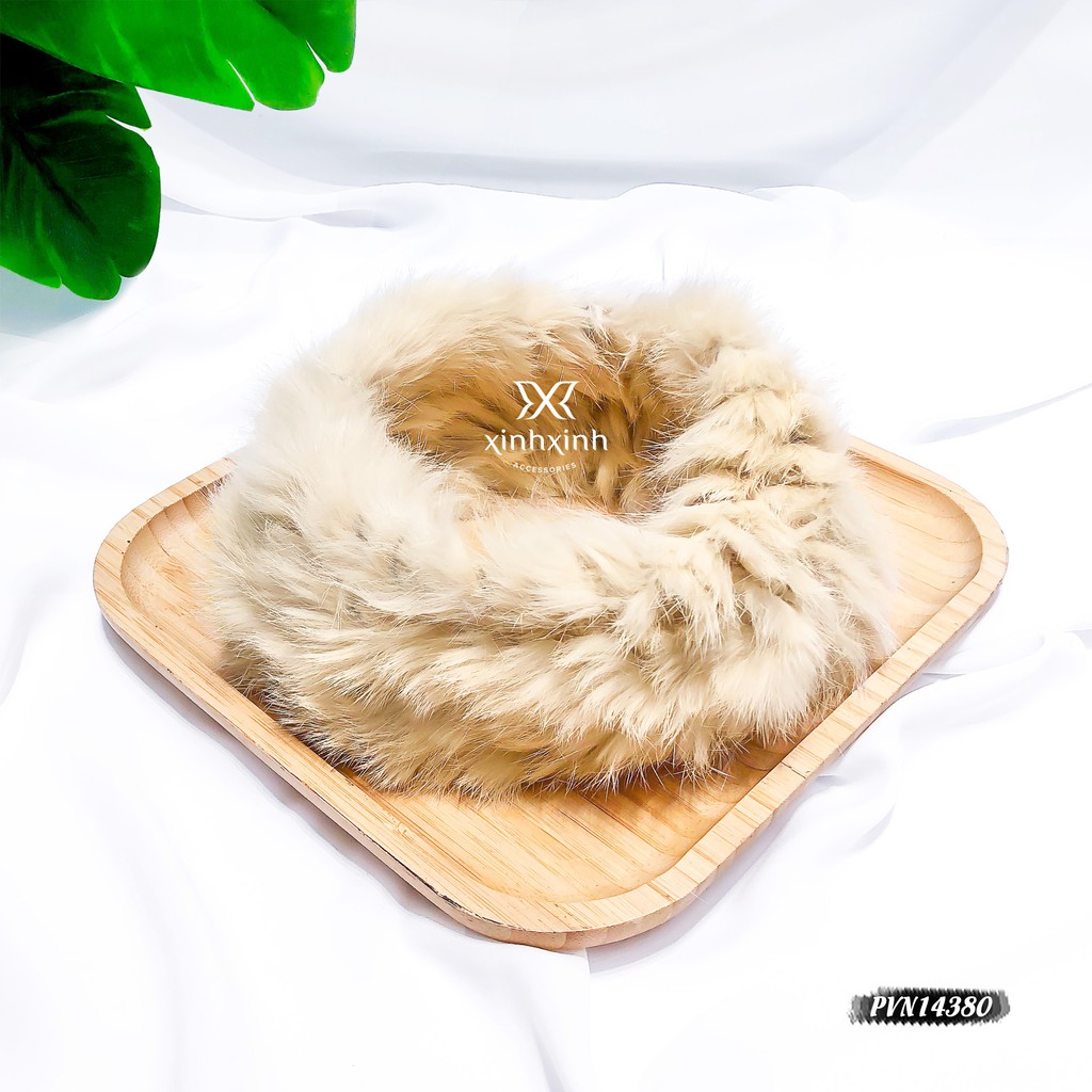 Băng đô lông thỏ cao cấp - Xinh Xinh Accessories