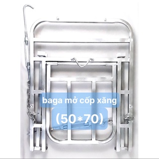 Kệ Chở Hàng - Gác Baga Chở Hàng Loại Mở Được Cốp Dùng Cho Mọi Loại Xe 50*70   rộng x dài  