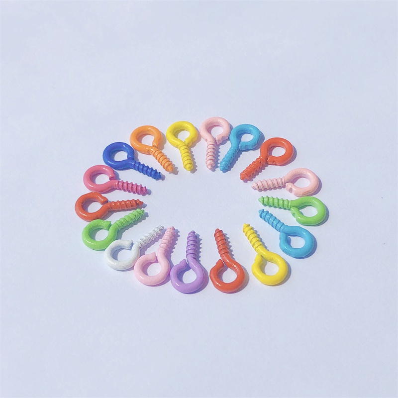 Set 100 Ghim Mắt Cừu Nhỏ Kích Thước 4 * 8mm / 5 * 10MM Chuyên Dụng Cho Trang Sức