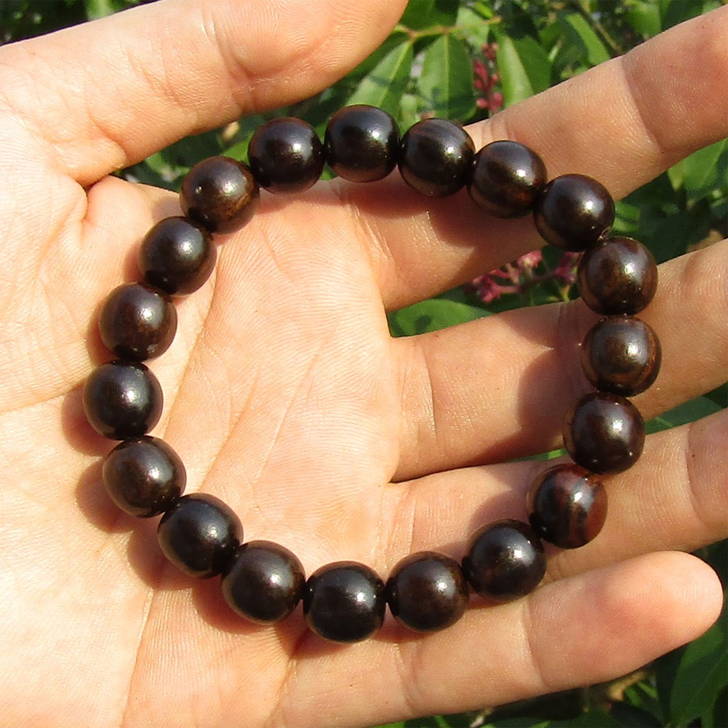 Vòng Tay Gỗ Mun Sọc