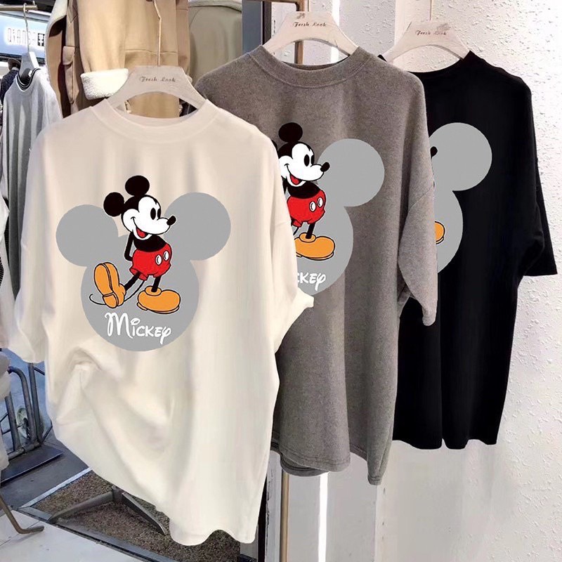 Áo thun tay lỡ KOMBOH phông Unisex nam nữ oversize form rộng đẹp ulzzang MICKEY A130 | BigBuy360 - bigbuy360.vn