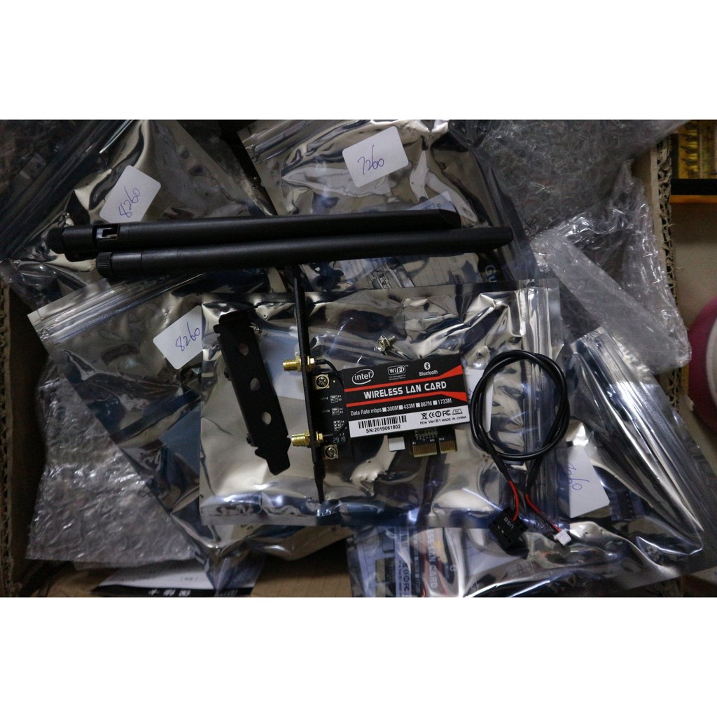 Card Wifi cho máy tính bàn Intel AC 3165 7260 8260 9260 | BigBuy360 - bigbuy360.vn