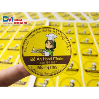 In tem decal giá rẻ bế theo yêu cầu