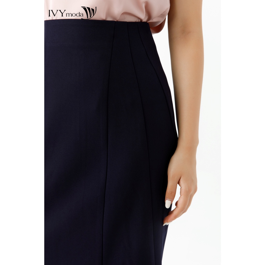 Chân váy xếp ly dáng bút chì IVY moda MS 30M7582