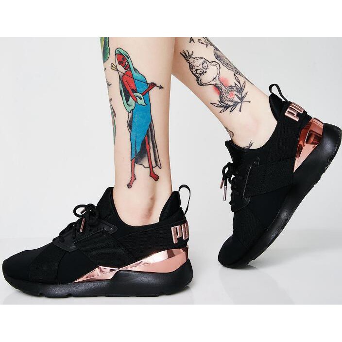 Giày Thể Thao PUMA Phối Kim Loại Cá Tính Dành Cho Nữ