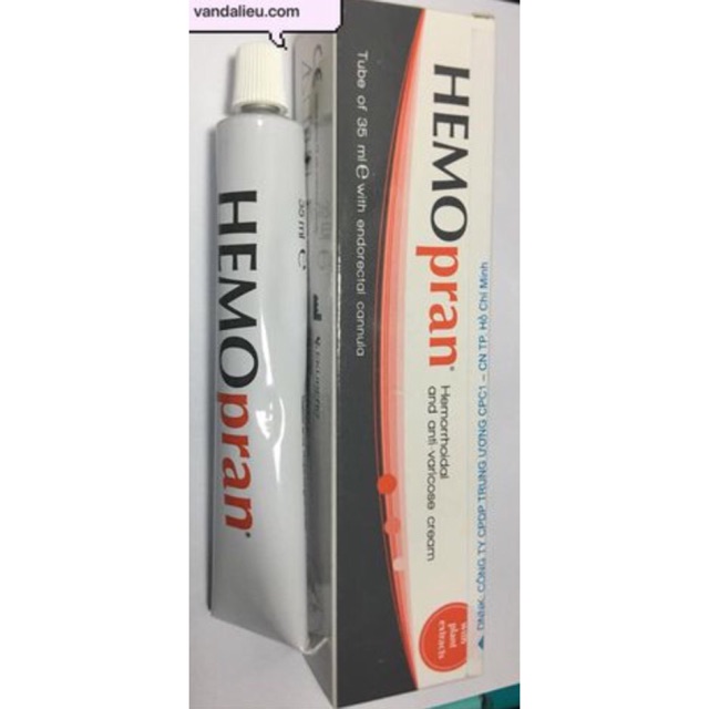 HEMOPRAN 35ML.KEM BẢO VỆ ĐỂ GIẢM KÍCH ỨNG KHU VỰC HẬU MÔN