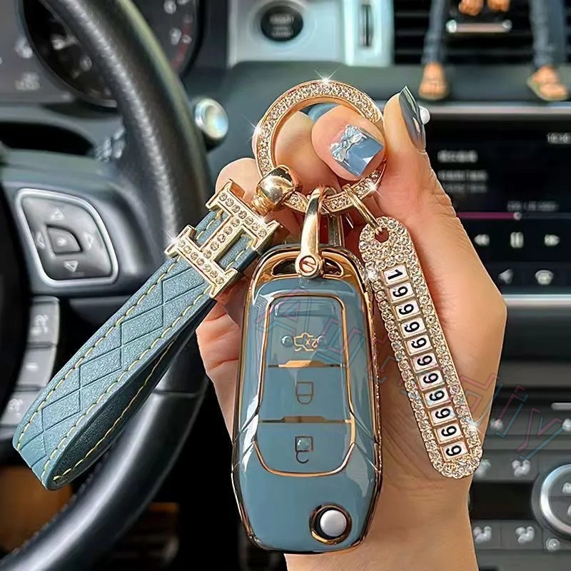 Vỏ Bọc Chìa Khóa Điều Khiển Từ Xa Cho Xe Hơi ford ecosport focus escape lynx Fiesta Escort Mondeo everest explorer edge Kuga Mustang