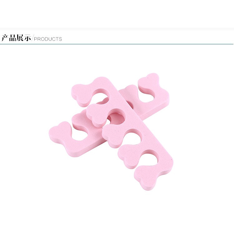 Dụng cụ tách ngón chân và ngón tay  hỗ trợ làm móng lót đệm thoải mái tiện dụng