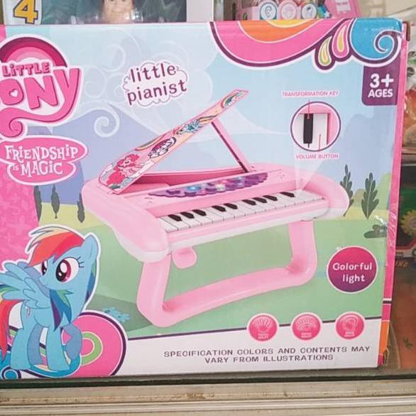 Đồ Chơi Đàn Piano Hình Ngựa Pony Nhỏ Xinh Giáo Dục Sớm Cho Bé Gái