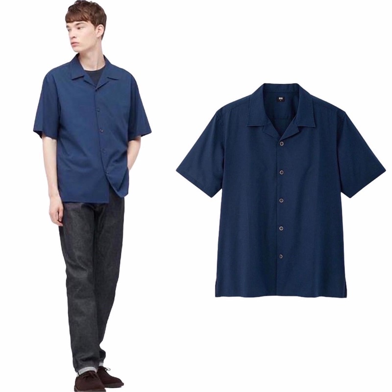 Cổ áo mở độc đáo Uniqlo