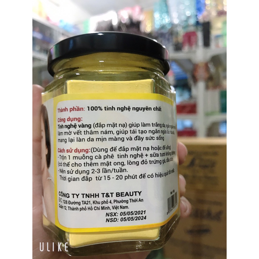 T.I.N.H BỘT NGHỆ  HỦ 150G
