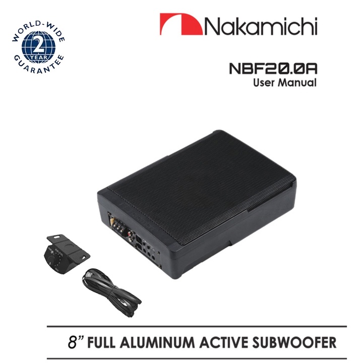 Loa SUB siêu trầm ô tô, thương hiệu cao cấp NAKAMICHI NBF20.0A - Bảo Hành Chính Hãng 24 Tháng