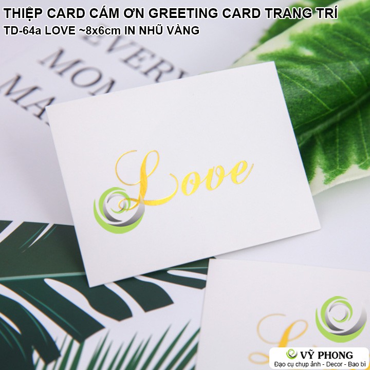 TAG GIẤY CÁM ƠN GREETING (SET 10 CÁI) CARD THANK YOU LOVE TRANG TRÍ ĐÓNG GÓI BAO BÌ HỘP QUÀ TẶNG TD-0064