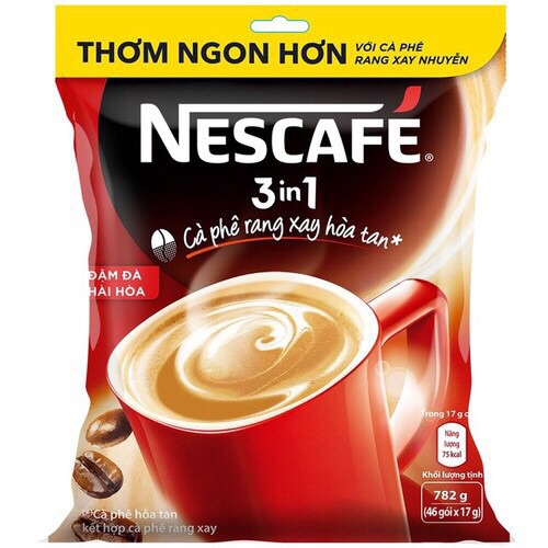 Nescafe 3in1 Đậm đà hài hoà túi 46 gói