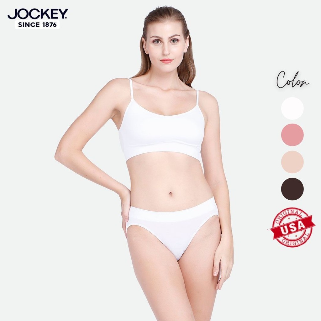 Quần Lót Nữ Jockey Dáng Bikini Seam Free Kháng Khuẩn Cao Cấp - JMLB9439