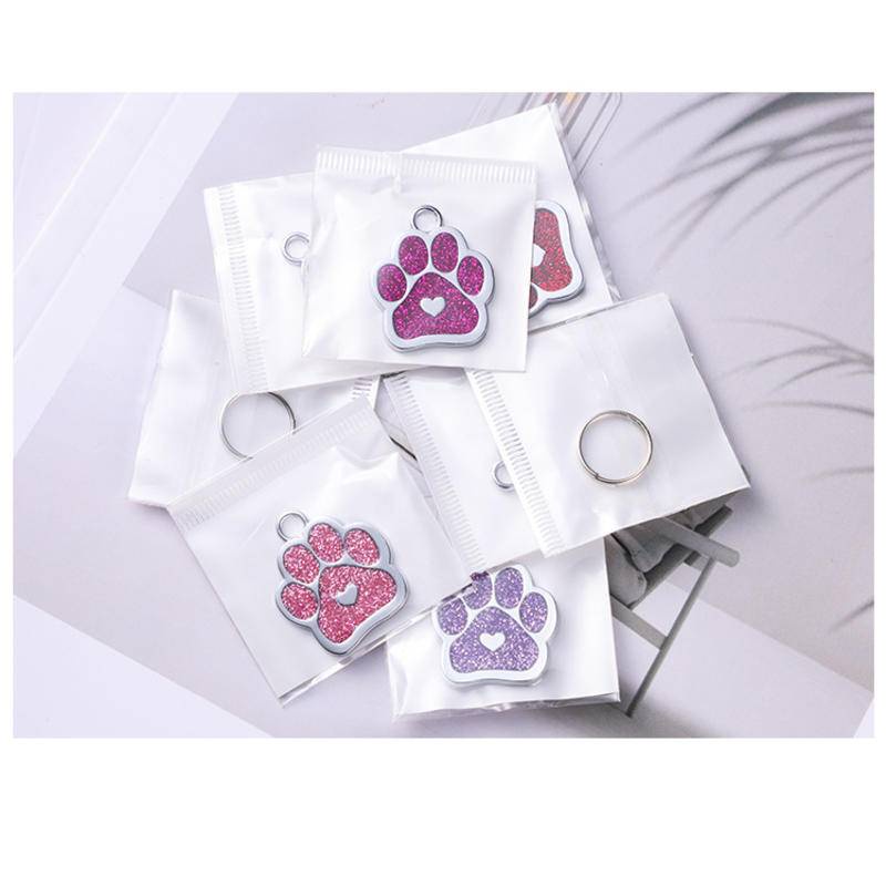 Mặt Vòng cổ Khắc Chữ Hình Chó Mèo Dễ Thương