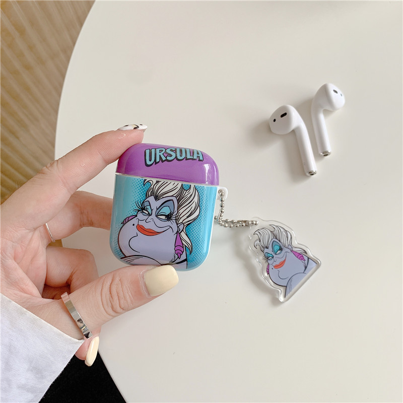 Vỏ Bảo Vệ Hộp Sạc Tai Nghe Không Dây Bằng Tpu Mềm In Hình Công Chúa Disney Cho Airpods 1 / 2 / Pro