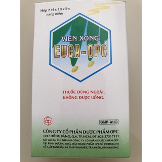 VIÊN XÔNG EUCA - OPC# Hộp 2 vỉ x 10 viên nang mềm