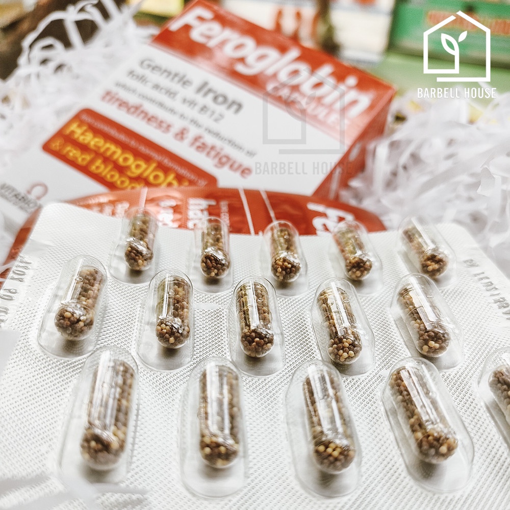Sắt cho bầu  - bổ sung acid folic và các vitamin nhóm B, sắt viên hữu cơ, người thiếu máu, suy nhược