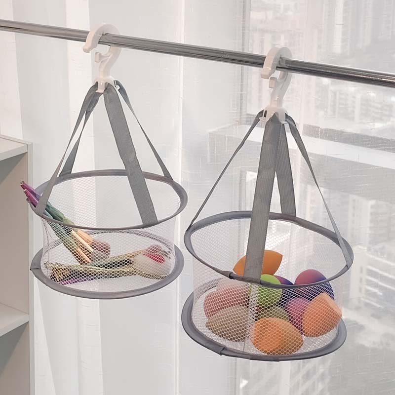 Lưới Xốp Trang Điểm Đa Năng Xoay 360 Độ° Túi Đựng Đồ Trang Điểm / Dụng Cụ Trang Điểm Gấp Gọn Bỏ Túi Có Thể Xoay