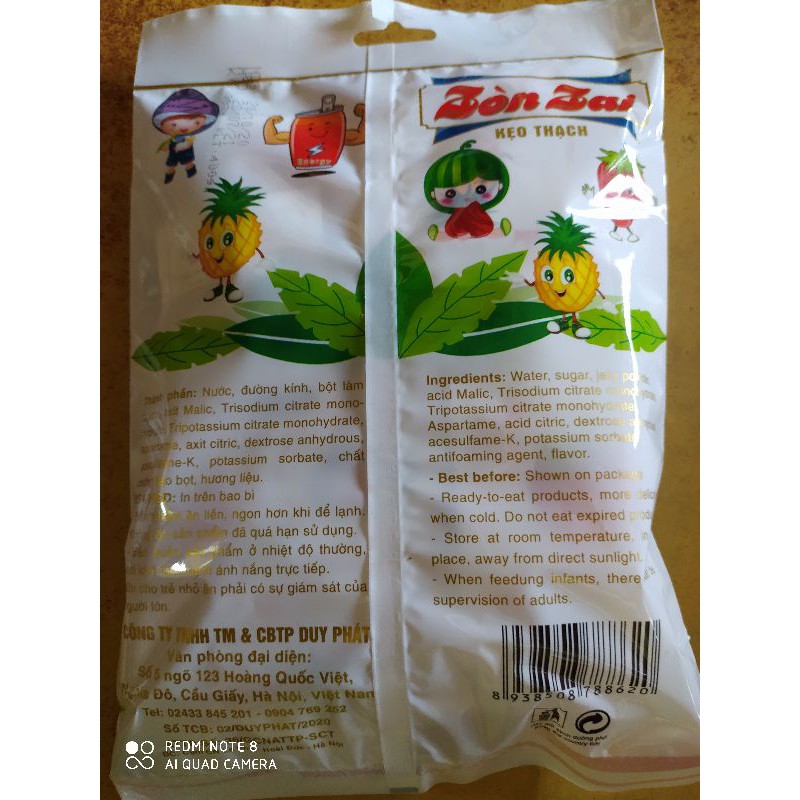 Thạch sòn zai duy phát 400 gam