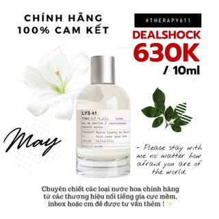[𝗟𝗘𝗟𝗔𝗕𝗢] Nước hoa dùng thử Le Labo Lys 41 Test 5ml/10ml/20ml