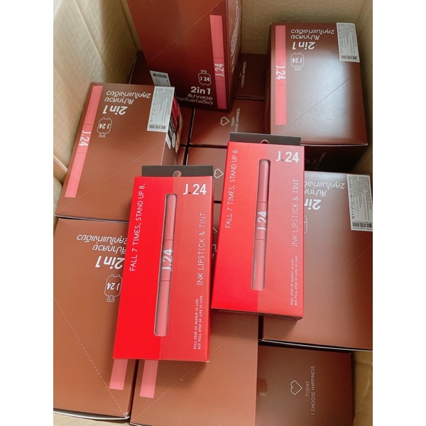 SON 2 ĐẦU CATHY DOLL J24 INK LIPSTICK & TINT THÁI LAN