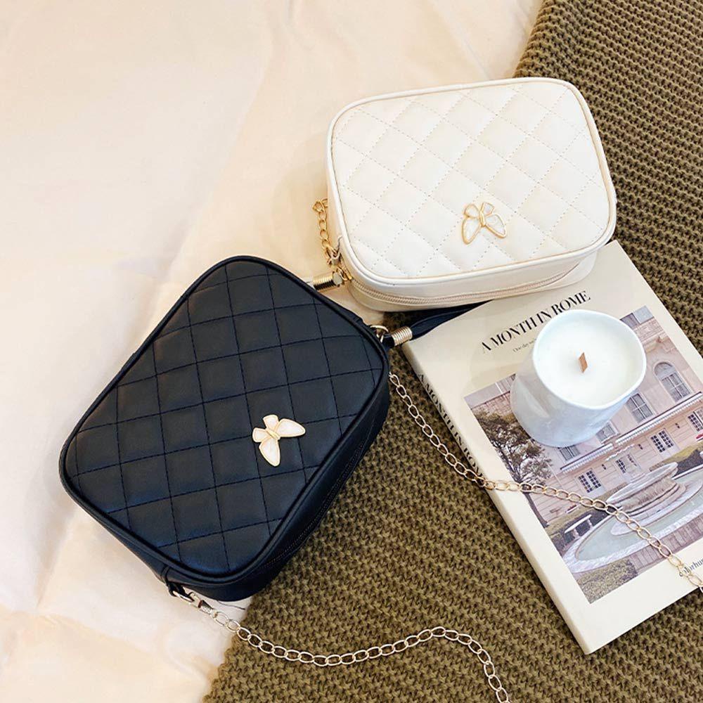 Túi Đeo Chéo Da PU Hình Bướm