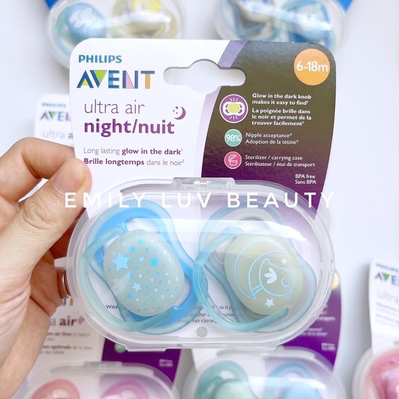 Ty giả phản quang Avent Ultra Air Night cho bé từ 0-18 tháng