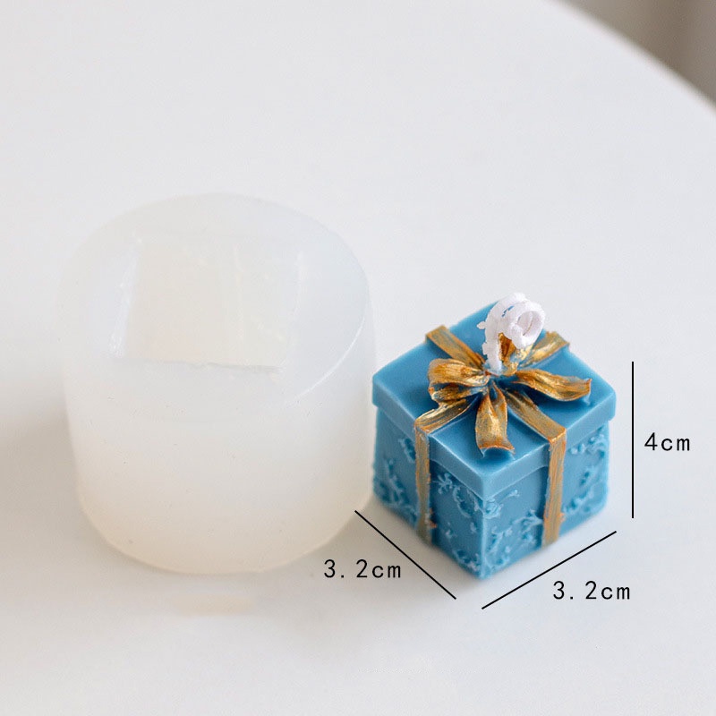 Khuôn Silicon Nến Thơm Mô Hình Hộp Quà Handmade