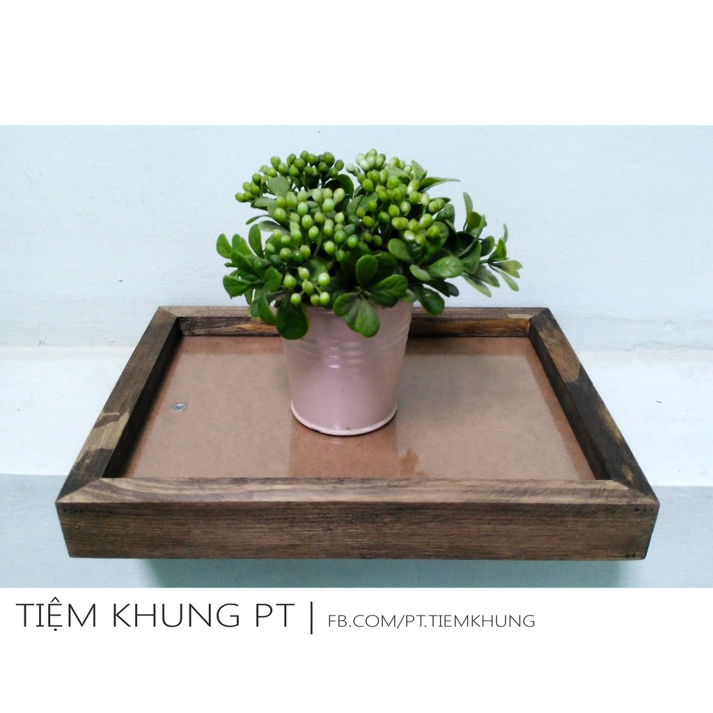 Bộ 02 Khung ảnh A5 15x21 Nâu gỗ - Khung hình gỗ thông mặt kính - Khung ảnh đẹp để bàn - Picture Frames Tiệm Khung PT