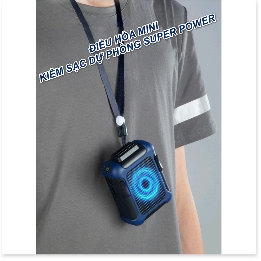 SẠC DỰ PHÒNG KIÊM QUẠT MINI 2 TRONG 1 TIỆN LỢI SUPER POWER-TTHome