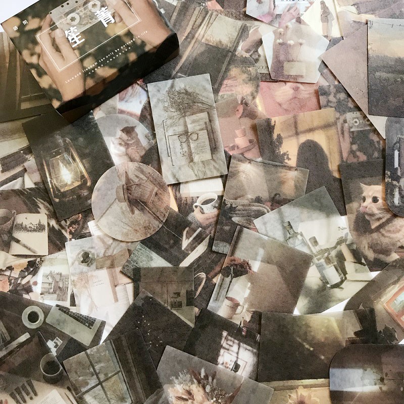 Hộp 100 sticker giấy SH1001 Gachini