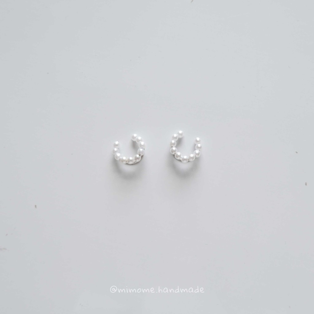 Silver band cuff khuyên tai vòng ( 1 chiếc )