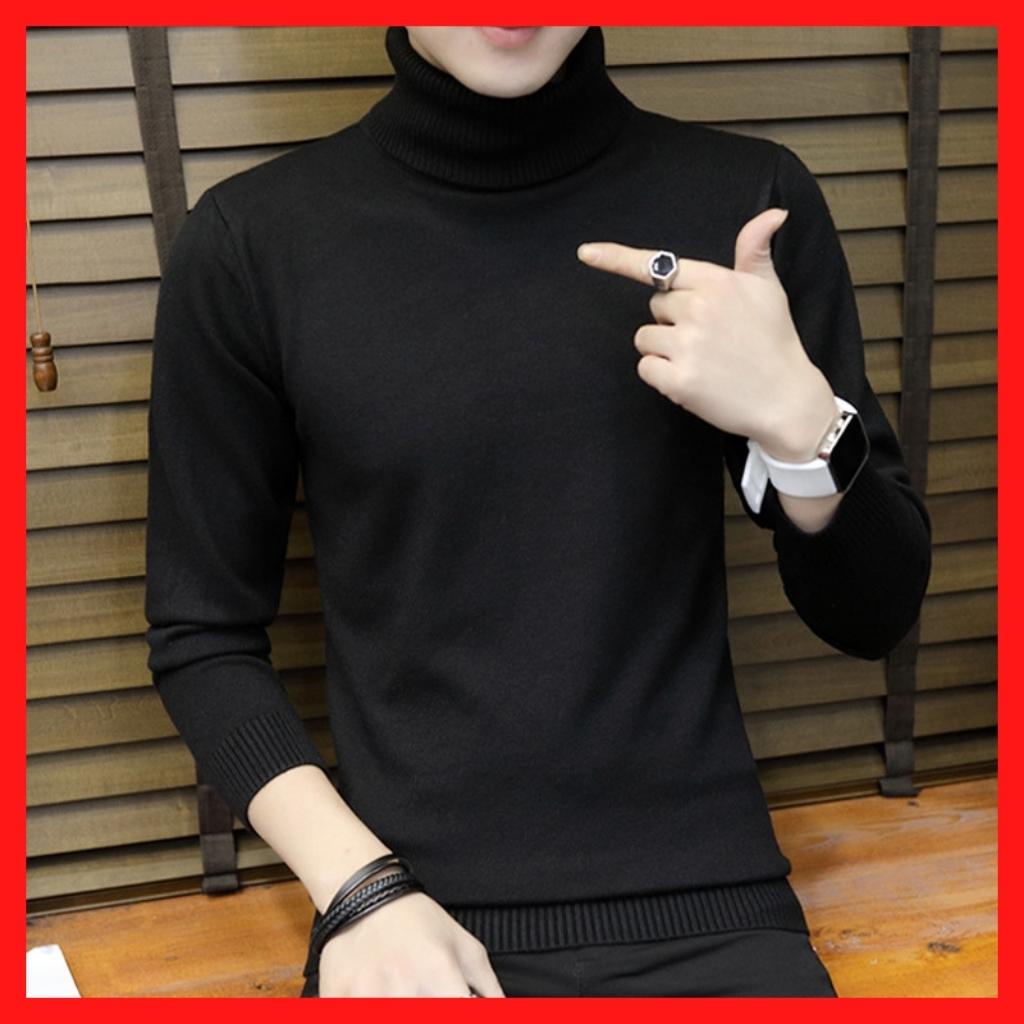 Áo len nam cao cổ AMEN FASHION chất dày dặn, áo len cổ lọ phong cách hàn quốc mới nhất AF025
