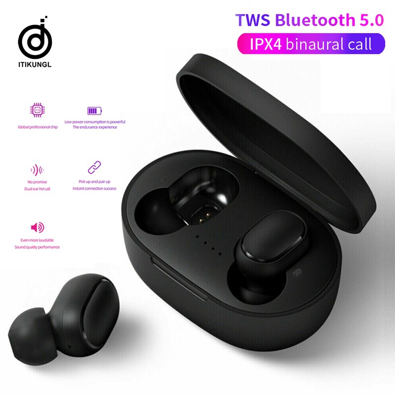 Tai Nghe Bluetooth Không Dây A6S Tws Cho Điện Thoại Android Iphone Chuyên Dụng