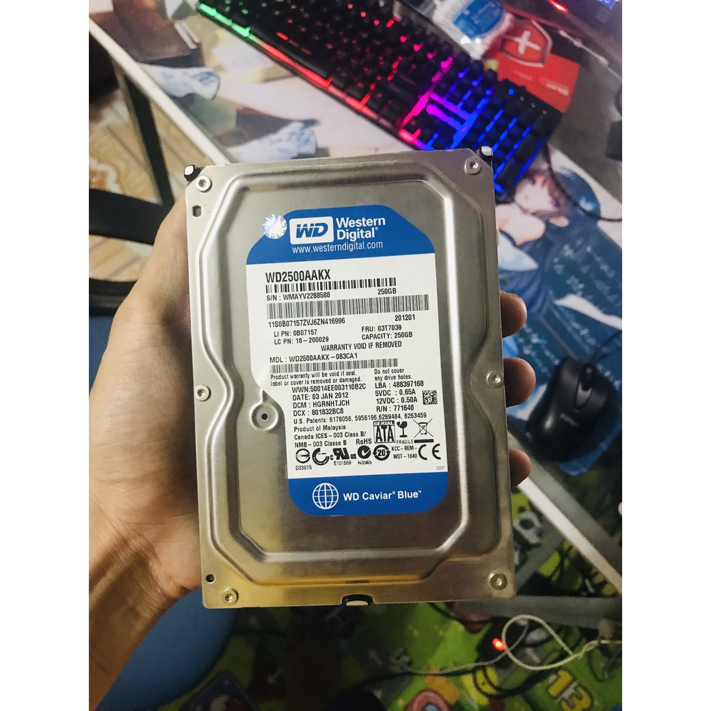 Ổ cứng 250G 500G Lỗi nhẹ Caution vẫn dùng để lưu dữ liệu được