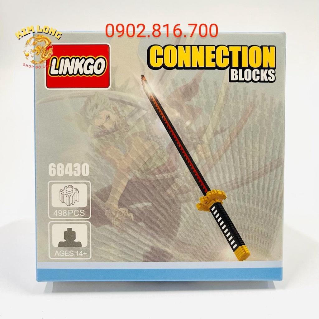 DIY Đồ chơi lắp ráp Le-go 3D mô hình KIẾM NHẬT KATANA CÓ VỎ KIẾM VÀ KHÔNG CÓ VỎ KIẾM