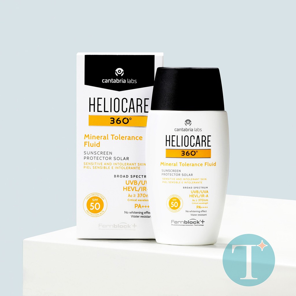 Kem chống nắng Heliocare 360 Mineral Tolerance Fluid SPF50+ 50mL | Shopee  Việt Nam